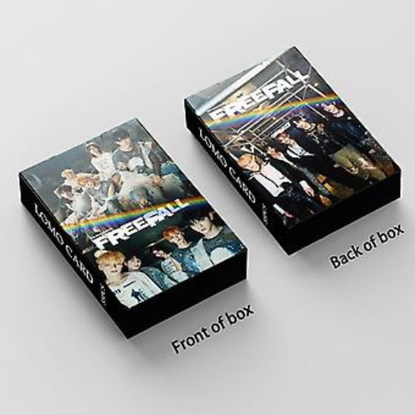 55 st KPOP TXT Lomo Laser-kort TXT The Name Chapter: FREEFALL Nytt album TXT Mini Photocards Collection Shiny Idols Postcard