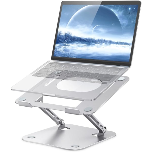 Laptopställ, Acer-skrivbord från 11 till 17'' - Silver Aluminium Justerbar