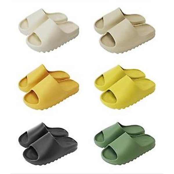 Slides Tofflor Plattform Strand Sandaler Unisex Tofflor (37-38 Gräsgrön)