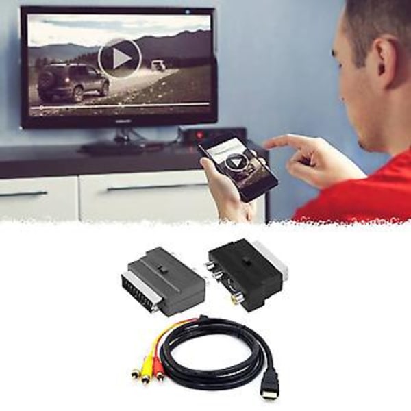 Hdmi till 3RCA adapterkabel