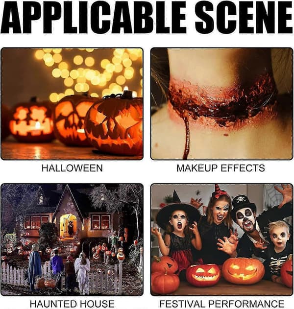 Specialeffekter ärrvaxkit - Halloween falsk sårmakeup med spatel