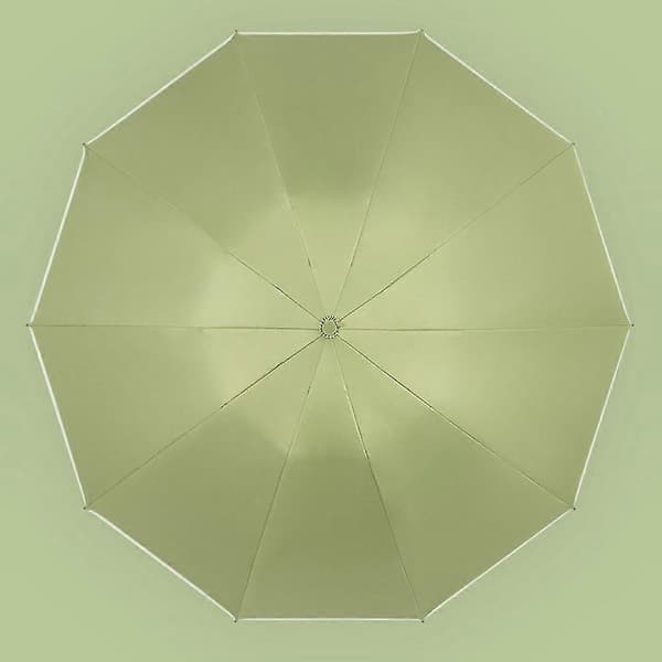 Reflekterende automatisk paraply Soltett Regntett Dobbelbruk Sammenleggbar Omvendt Paraply Stor UV-beskyttelse Multicolor Light Grey