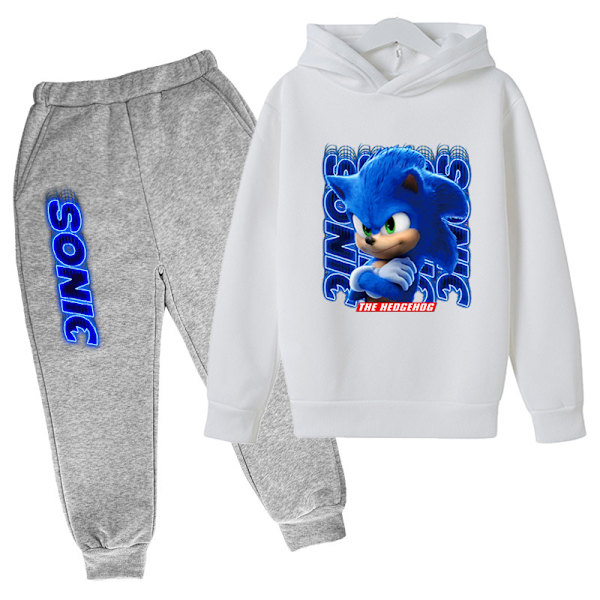 Sonic the Hedgehog Fleece Pullover Hoodie and Pants Outfit Set Toddler to Big Kid Sizes