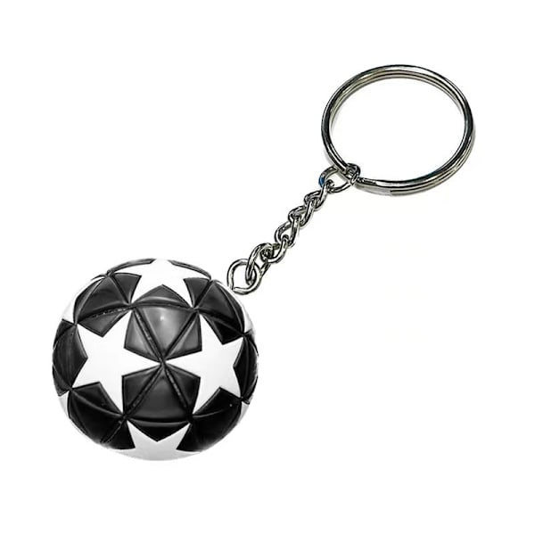 PVC mini fodbold nøglering vedhæng Tyskland 2024 Europamesterskab klublogo flag Manchester City Real Madrid