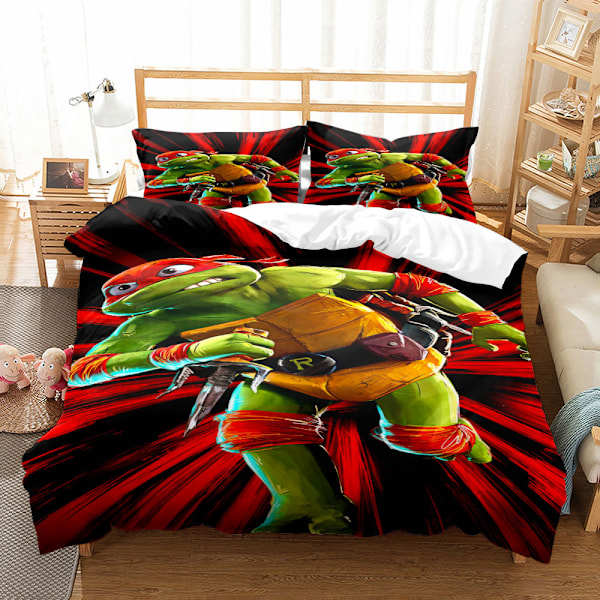 Ninja Turtles -sarjakuva 3D-tulostettu petaussetti, kolme osaa 220*240