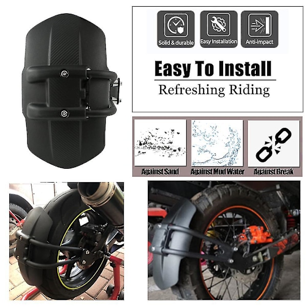Motorcykel Stänkskärm Bakre Kåpa Däckkramare Stänkskydd Skydd För Yamaha Mt 07 09 Tracer 700 900 2021 Xjr1200 Fz6 2008
