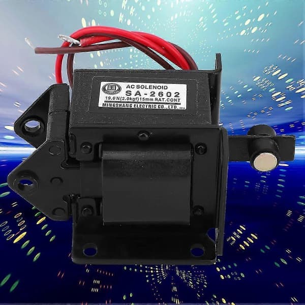 SA-2602 AC Push Pull Elektromagnet Solenoid Elektromagnet 220VAC 19.6N 15mm Slaglængde