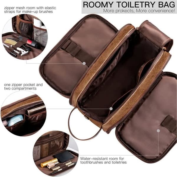 Large Capacity - Waterproof PU - 30.5 x 17 x 18 cm - Men