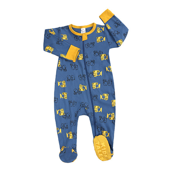 Nyfødt Baby Romper Tegneserie Klær Bomulls Romper Høst Kostymer Komfortable Baby Klær 4 EU: 9-12m