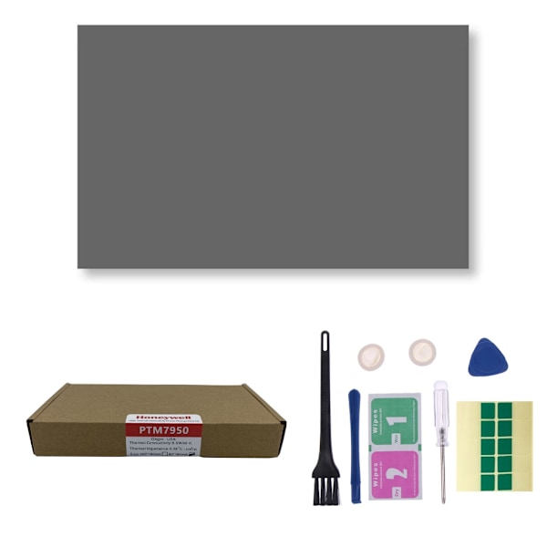 Honeywell PTM7950 faseendringssilikonplate - Bærbar CPU GPU silikonsmørepute 0.07 0.07 E