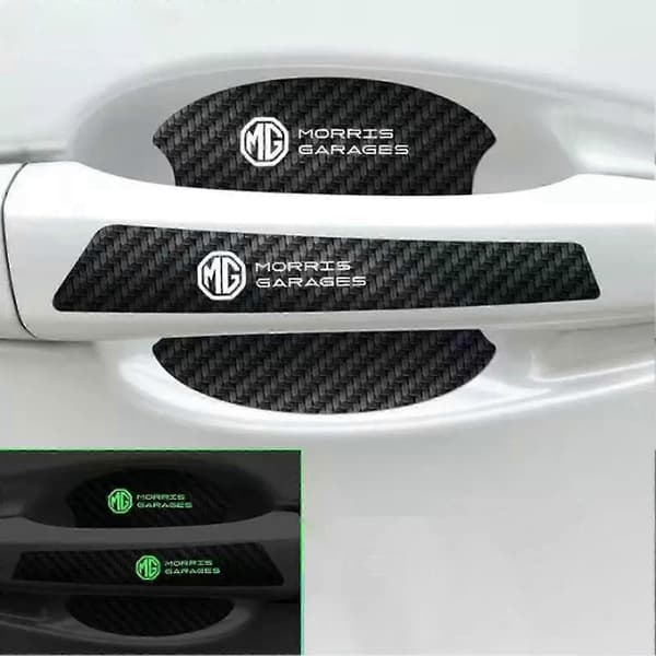 8 pcs Luminous Car Door Handle Decals High Elastic Decals Compatible with Certain Brands - Excellent Quality 1 5