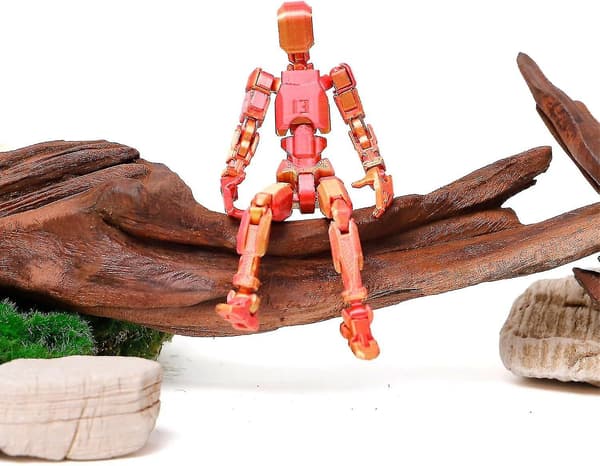 T13 Actionfigur 3D-printad Titan 13 Multi-artikulerad Nova Actionfigur
