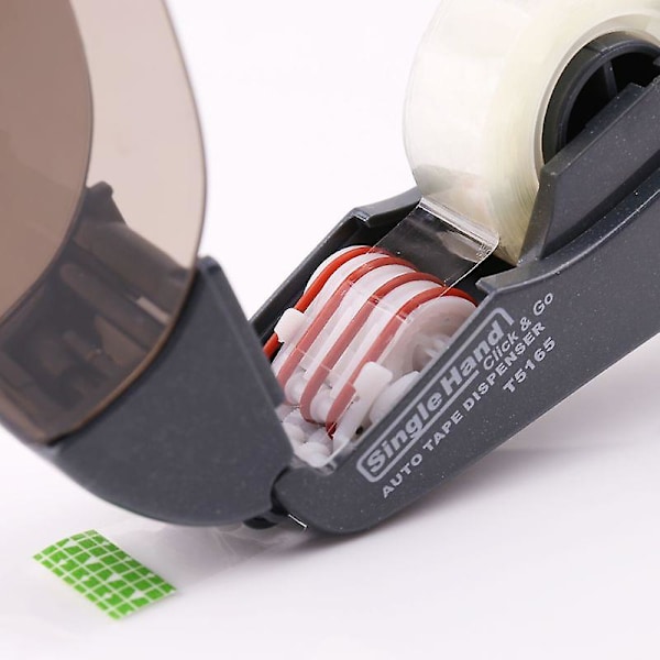 Automatisk tape dispenser håndholdt en trykk kutter for gaveinnpakning skrapbok Dropship Dark Grey