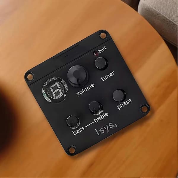 Akustisk gitarpickup for Fishman ISYS+ EQ Mic Blend Preamp System Justerbar Akustisk Gitarforsterker