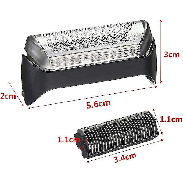 Erstatningsbarbermaskin, barberhoder for Braun 10b Series 1 190
