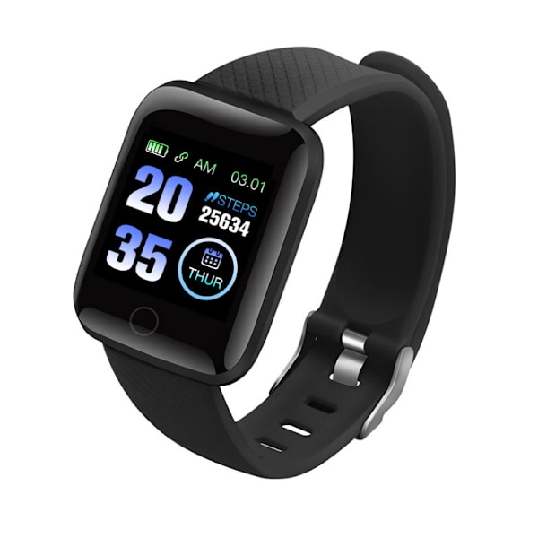 Smart 116S armband träning pulsmätare blodtryck Bluetooth övervakning steg smartklocka