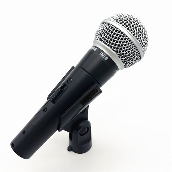 För Shure SM58 Dynamisk sangmikrofon Kablet mikrofon med switch Wit