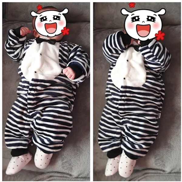 Nyfødt babytøjssæt blødt spædbarnspigejakke drengespjæld flanel baby romper baby jumpsuit tøj 0-18 måneder Cow 18M