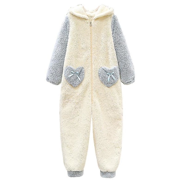 Sanrioed Pehmolelu Anime Cinnamoroll Talvi Flanelli Lapsille Tytöille Pojille Taaperoille Yksivärinen Vauvan Vaatteet Pyjamat Lapsille Ylihaalarit Lahja 110cm