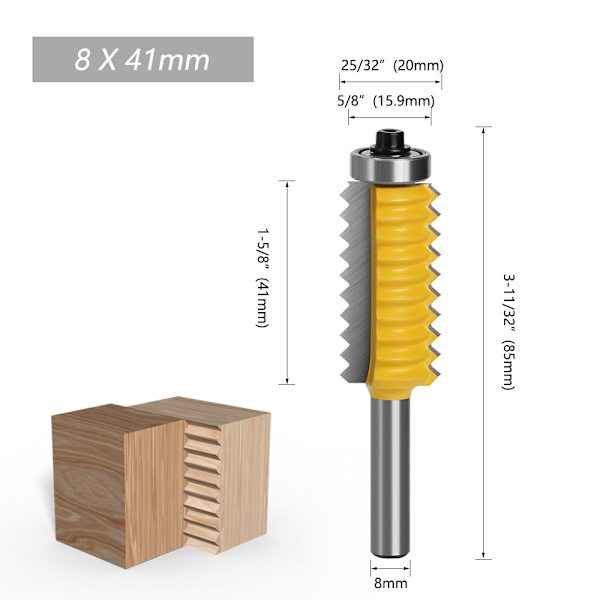 Multi-tooth woodworking tool (8 x 41), carbide carpentry tool