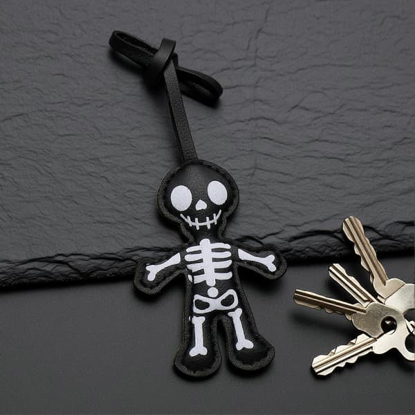 Skeletthängande prydnad - Nischdesign och slitstark - för semesterpresent White