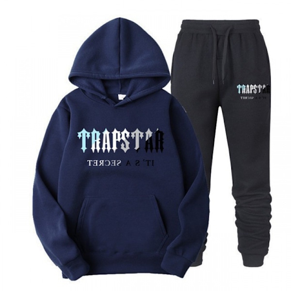 Löparsportkläder set med huvtröja unisex sportkläder huvtröja byxor M