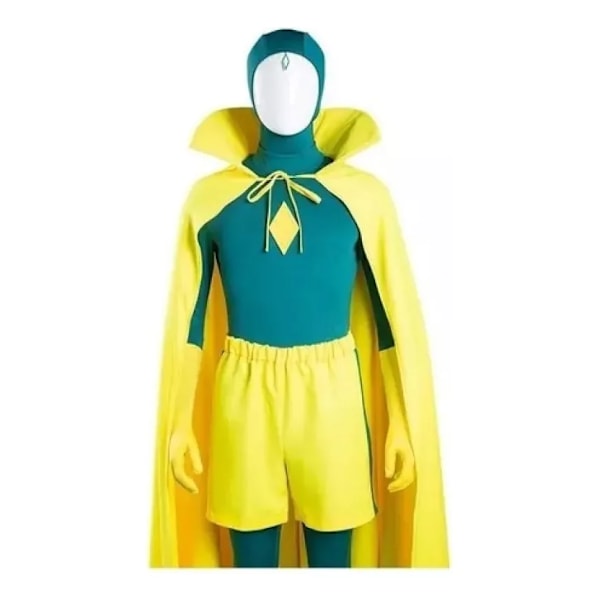 Ny Wanda Vision Halloween Cosplay Fantasy Amarillo XL
