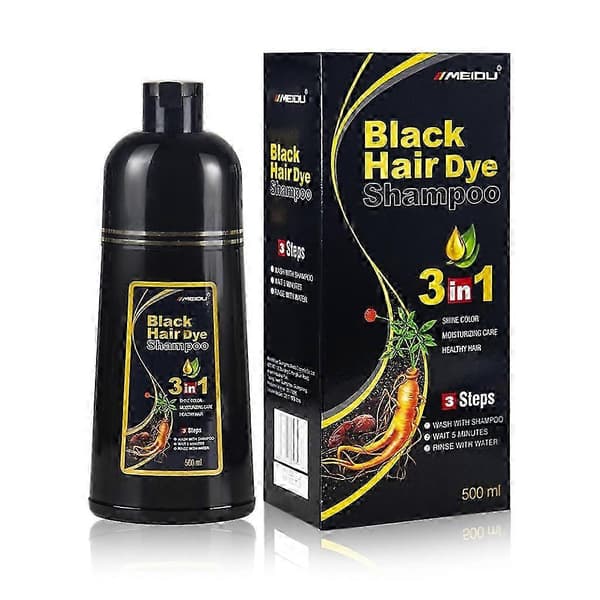 2025 Hårfarve Shampoo Hårfarve Shampoo Farver Hår på Få Minutter Langvarig 500ml Deep wine red