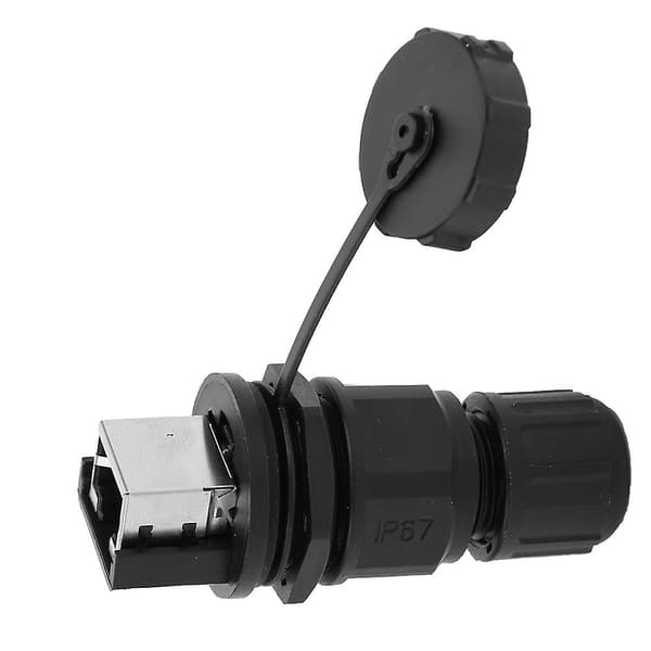 RJ45 Ethernet-liitin, vedenpitävä sovitin, pölytiivis, IP67