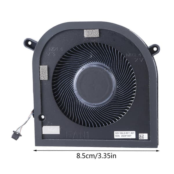 CPU GPU Radiatorer DC5V 4Pin 4 ledninger Bærbare computere Kølere Ventilatorudskiftning til 17 9700 9710 9720 0MXF81 0P2FY9 CPU GPU