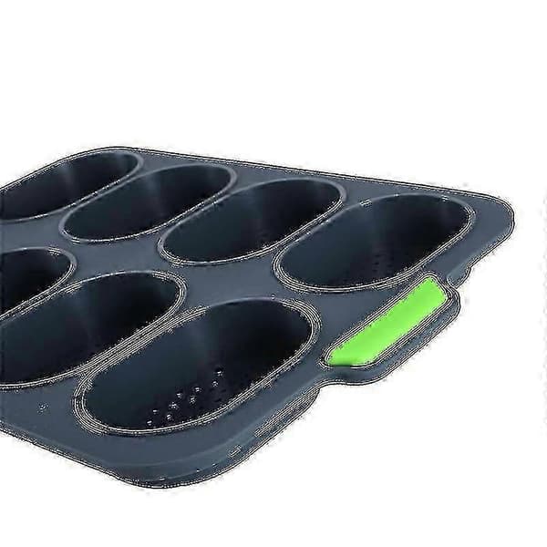 Non-Stick Perforeret Mini Baguette Bageplade - 11x9.5\" Universal Silikone Brødform