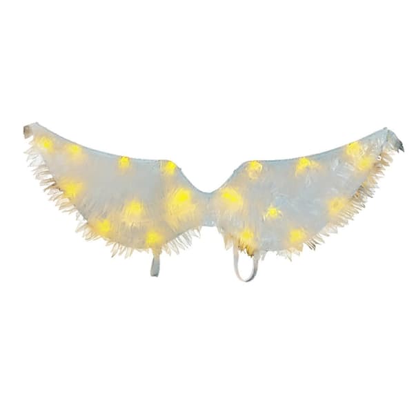 LED-kostumevinger – behagelig pasform – til julefrokost White 1