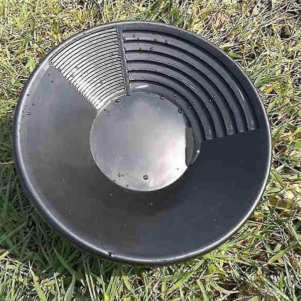 2 stk Plast Gullpanne Gruvedrift Mudring Prospektering for Sand Gullvasking Gullvaskeutstyr