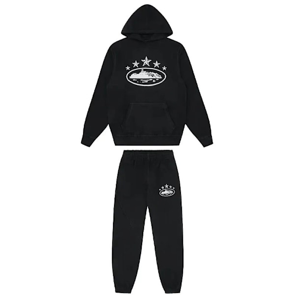 Corteiz 5 Starz Alcatraz Musta C-WYTZ38-BLACK SET S