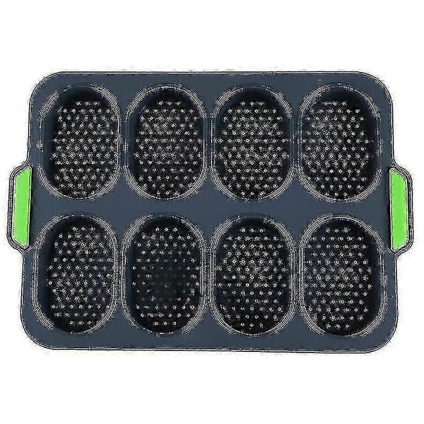 Non-Stick Perforeret Mini Baguette Bageplade - 11x9.5\" Universal Silikone Brødform