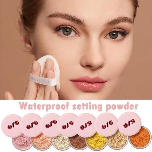 O/S One Size Ultimate Blurring Setting Powder ULTRA PINK NY genomskinlig translucent 80