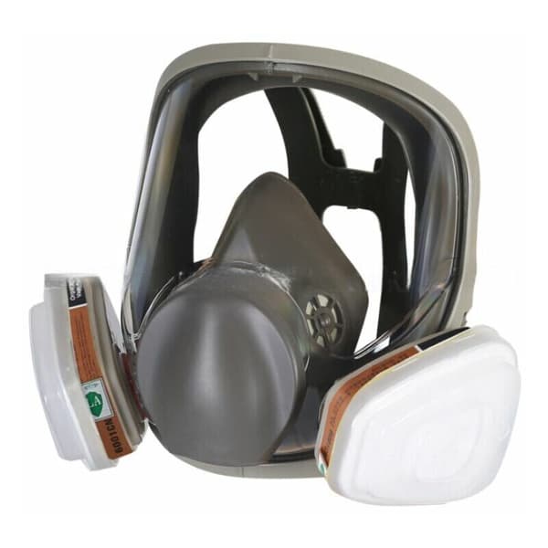 Komplett mask 16 i 1 komplett silikonmask helmask + bomullsfilter filterbox set med 7 delar