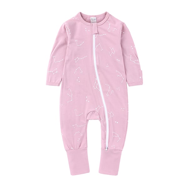 2023 Nyfödd Babypojke Romper Långärmad Tryckt Romper Spädbarn Flicka Jumpsuit Pyjamas Bodysuit 1 18-24m