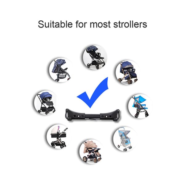 3 Pcs Twin Stroller Connector Universal Joints Triplets Quadruplets Infant Stroller Secure Straps Adjustable Link Hook