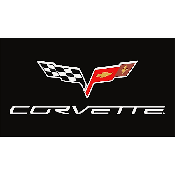 3x5 Ft Corvette Flag For Decor 60 x 90cm