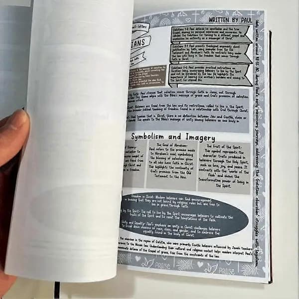 Bibelstudieguide - En guide for å fordype din tro og kunnskap, 66-siders bibel