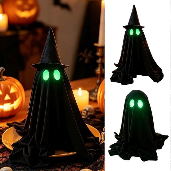 Glow Ghost – Letvægtsstof – til Halloweenfester A