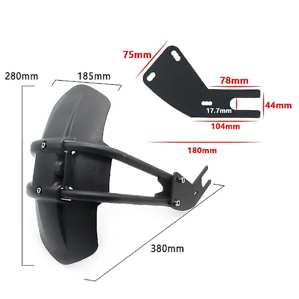 Motorcykel Stänkskärm Bakre Kåpa Däckkramare Stänkskydd Skydd För Yamaha Mt 07 09 Tracer 700 900 2021 Xjr1200 Fz6 2008