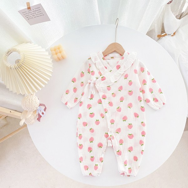 Sanlutoz Babypojkar Kläder Höst Långärmad Jumpsuit Plysch Kläder Casual Vår Spädbarn Kläder BRW1140-PK 12-18M