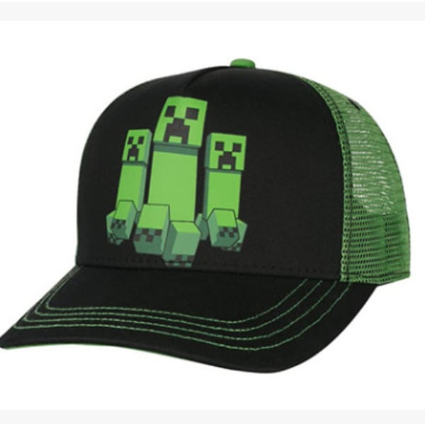 Minecraft Snapback Baseball Cap Unisex Bomuldshat Åndbar Solhat