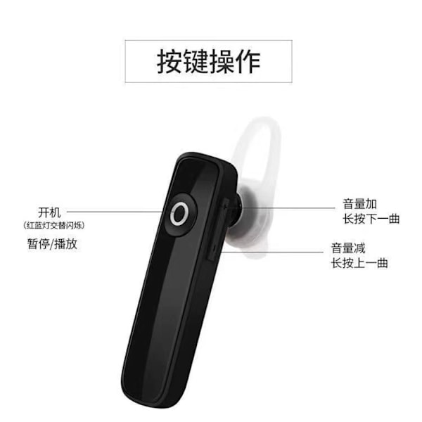 M163 Bluetooth-headset Huawei-specifikt trådlöst binauralt sportmini-headset av hög kvalitet för män och kvinnor OPPO Apple vivo