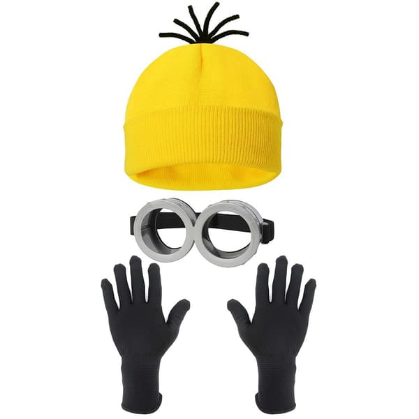 Minion Gult Rollespilskostume Sæt til Børn Grøn (uden tylskørt)