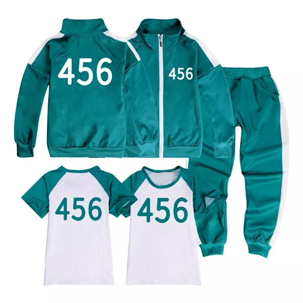 Blekksprutkostyme for gutter, jenter, 456, jakke, t-skjorte og. Coat-T-Shirt-Pants 160 (12-14Y)