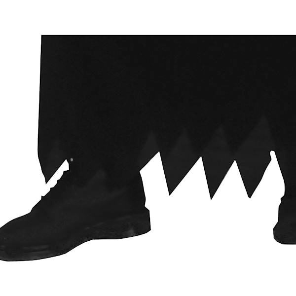Standard Skrik Voksen Kostyme Negro Niño S 100-130cm