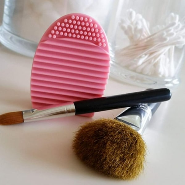 Rengöring Smink Tvättborste Silica Handske Scrubber Board Kosmetisk rengöringsverktyg (grön)